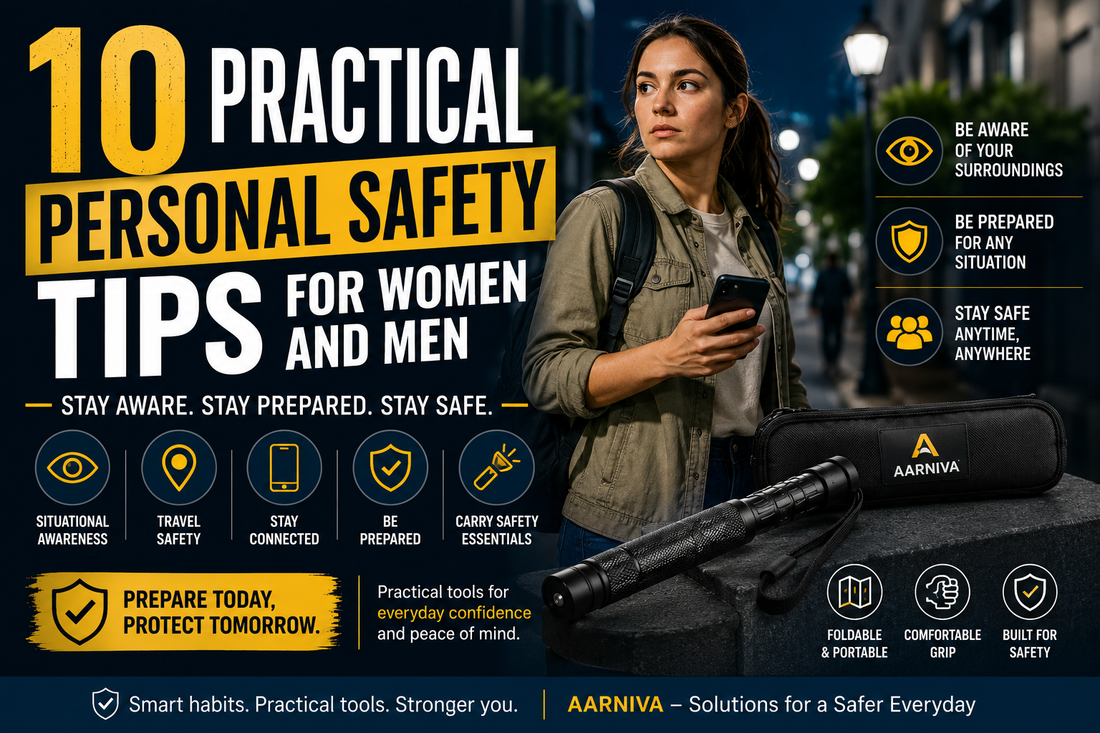 10 Practical Personal Safety Tips for Women and Men banner image