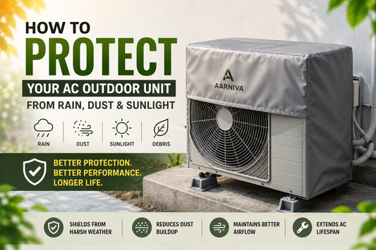 How to Protect Your AC Outdoor Unit from Rain, Dust, and Sunlight - Aarniva