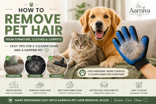 How to Remove Pet Hair from Furniture, Clothes, and Carpets banner