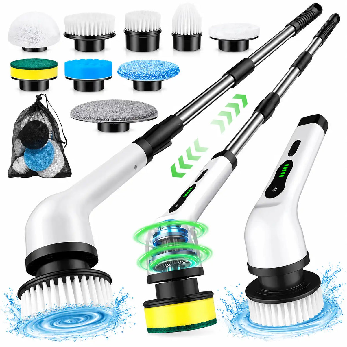 Royal Electric Spin Scrubber With 7 Brush Heads