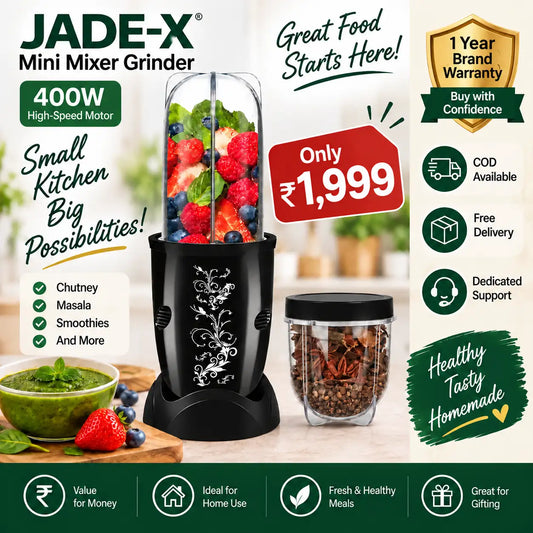 Jade-XMiniMixerGrinderAdvertisement