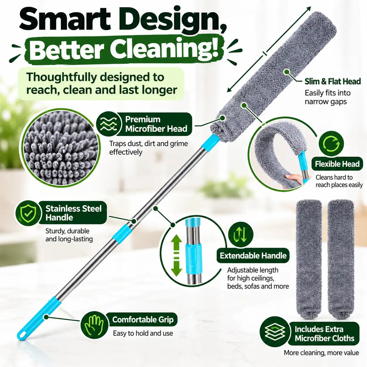 Gap Dust Cleaner Microfiber Duster