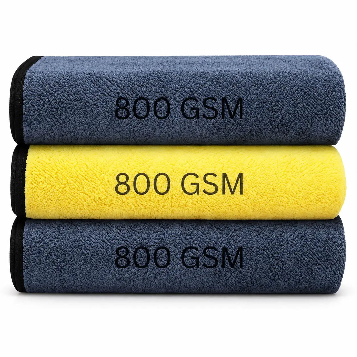Microfiber Cloth for Car 800 GSM – Set of 3